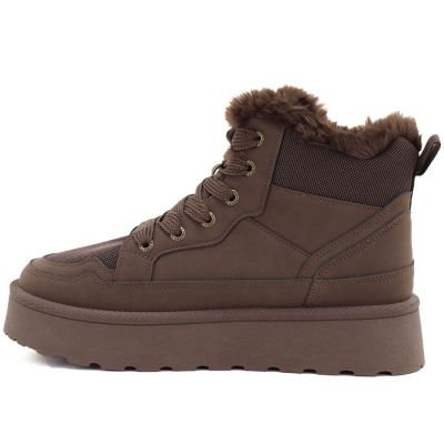 3. Women's brown Big Star platform snow boots UU274168