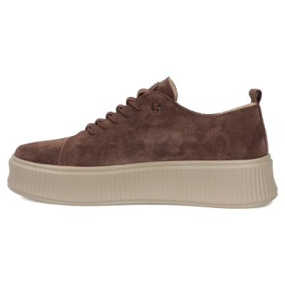 3. Women's leather suede sneakers brown Filippo DP8343