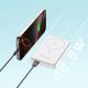 20. Powerbank Wozinsky WLWP-10KA0Y3WS 22.5W PD Qi2 10000 mAh, with stand, 1x USB-A, 1x USB-C - white