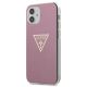 2. Guess GUHCP12SPCUMPTPI iPhone 12 mini 5.4" pink/pink hardcase Metallic Collection