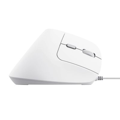 3. Trust BAYO II ERGONOMIC White Mouse