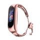 Metal bracelet for Xiaomi Mi Band 3 / 4 / 5 / 6 band strap - pink