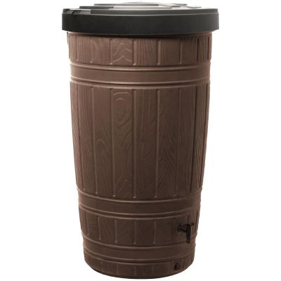 RAINWATER TANK WOODCAN 265L BROWN