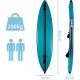 13. 2-PERSON KAYAK 465x74x42CM LAMINATED PVC BLUE ENERO