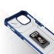 4. Crystal Ring Case Kickstand Tough Rugged Cover for iPhone 13 mini blue