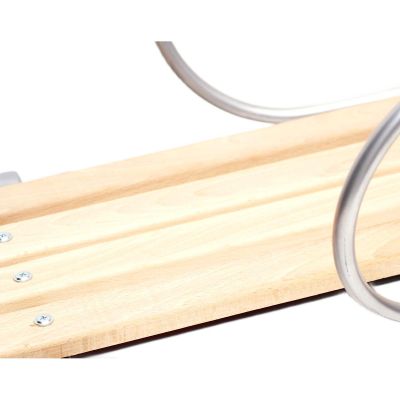 8. TOMEK METAL SLEDGE WITH BACKREST AND PUSHER, BLUE