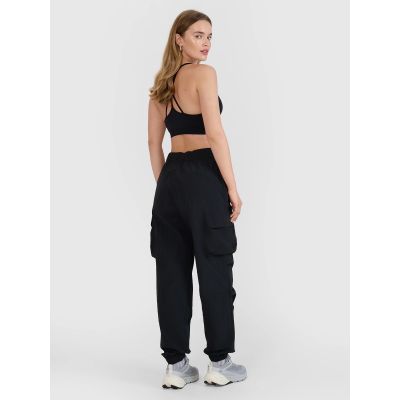 4. Women's casual cargo pants 4F 4FRSS25TTROF1452-20S