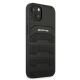 4. AMG Leather Debossed Lines case for iPhone 13 mini - black