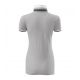 3. Malfini Collar Up W MLI-257A4 silver gray polo shirt