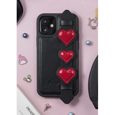 12. Kingxbar Sweet Series case decorated with original Swarovski crystals iPhone 12 Pro / iPhone 12 black