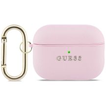 Guess Grained Classic Logo Case for AirPods Pro 3 - Pink