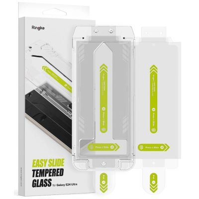 10. Ringke Easy Slide 2-pack tempered glass for Samsung Galaxy S24 Ultra