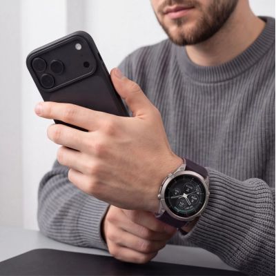 5. Tech-Protect Iconband Pro Strap for Garmin Fenix 5X / 5X Plus / 6X / 6X Pro / 7X / 8 / 8 Pro / 9 / 9 Pro (47 mm) – black-grey