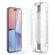 2. Spigen Glas.tR EZ Fit Tempered Glass for iPhone 15 Plus / 16 Plus