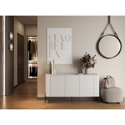 3. VERA chest of drawers 150x40x80 white matt