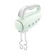 9. Smeg HMF01PGEU Hand Mixer in a Retro 1950s Style. Pastel Green.