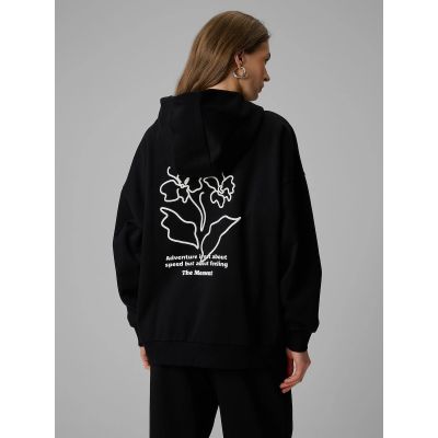 2. Women's loose sweatshirt with hood 4F 4FRSS26TSWSF2838-20S