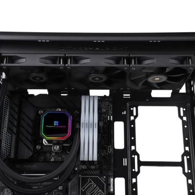 5. Thermalright Frozen Prism 360 BLACK Complete Water Cooling with RGB Backlight, 360mm, Black
