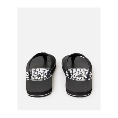 2. RIP CURL Ripper Bloom Open Toe Beach Flip-Flops Black