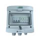 Hermetic IP65 EMITER AC connection switchboard with AC surge arrester Noark type 2, 16A 3-Ph