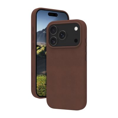 2. dbramante 1928 Roskilde MS - leather case for iPhone 17 Pro compatible with MagSafe (dark tan)