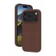 2. dbramante 1928 Roskilde MS - leather case for iPhone 17 Pro compatible with MagSafe (dark tan)