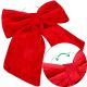7. RED DECORATIVE BOW 32x40x3CM MICA