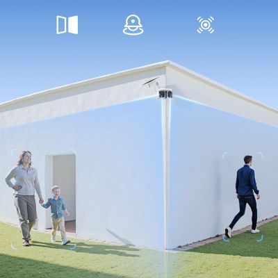 10. Baseus Security X1 Pro Dual Camera 3K Outdoor Camera - White