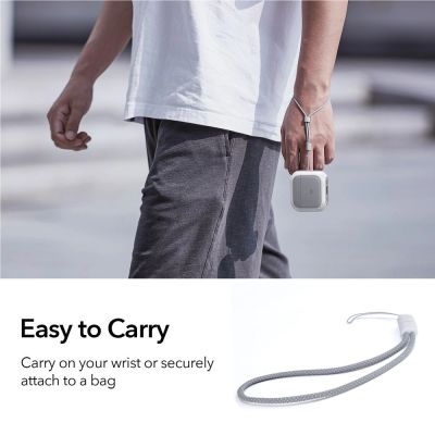 6. ESR Orbit Halolock MagSafe case for Apple AirPods 4 - white