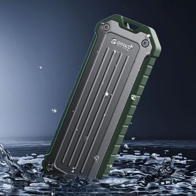 6. Orico OTPX-G2 M.2 NVMe/SATA SSD USB-C 3.2 Reinforced Disk Tray Tactical - Gray-Green