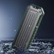 6. Orico OTPX-G2 M.2 NVMe/SATA SSD USB-C 3.2 Reinforced Disk Tray Tactical - Gray-Green