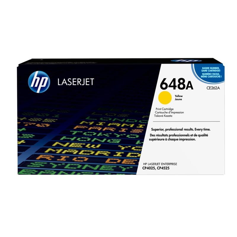 65. HP 648A original yellow LaserJet toner cartridge