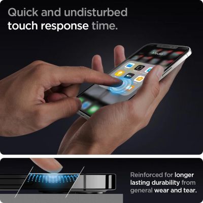 18. Spigen Glas.tR EZ Fit Tempered Glass for iPhone 12 / iPhone 12 Pro - 2 pcs.