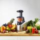 9. Tefal ZC255B slow juicer (200W; silver)
