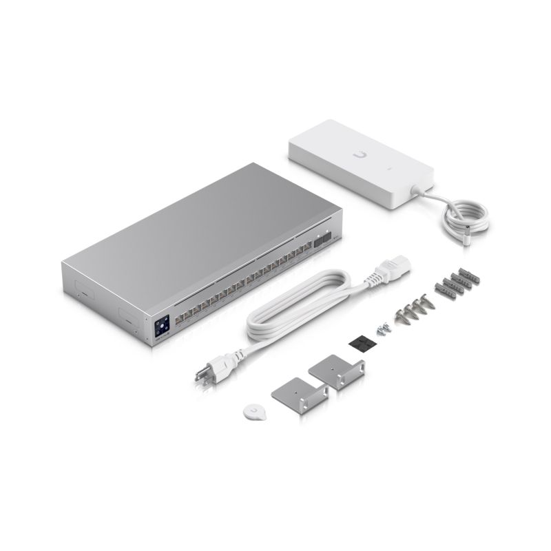 9. Switch Ubiquiti UniFi Pro Max 16 PoE 18p PoE (PoE+: 12; PoE++: 4;) Managed Gigabit/Multigigabit/10G