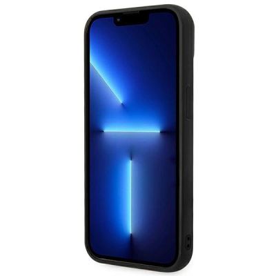 5. Karl Lagerfeld 3D Monogram Case for iPhone 14 Plus - Black