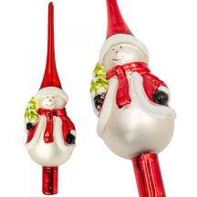 CHRISTMAS TREE TOP 28.5 CM SNOWMAN