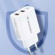 14. Wozinsky CWCUCW 30W USB-C / 2 x USB-A Wall Charger - White