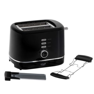 Toaster with grate ADLER AD 3224b black