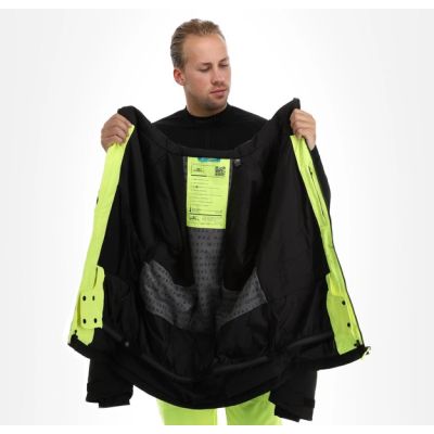 6. O'neill Men's Winter Sports Jacket Carbonite Snowboard Skis 10K Green Black