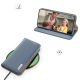 7. Dux Ducis Hivo Leather Flip Cover Genuine Leather Wallet For Cards And Documents Samsung Galaxy S22 + (S22 Plus) Blue