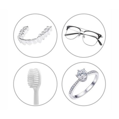 26. Activejet AUC-200 ultrasonic UV cleaner for dentures, glasses and jewelry, white.