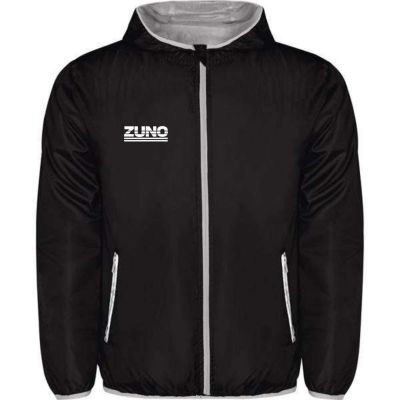 Zuno - black windbreaker raincoat