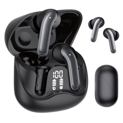 22. AUDIOCORE WIRELESS HEADPHONES, HYBRID ANC, ENC, 6 MICROPHONES, CHARGING CASE, TUYA AC591