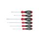2. Softfinish screwdriver set, flat, Phillips, 6-piece