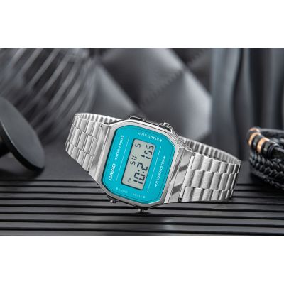 6. Men's Watch CASIO VINTAGE A168WEM-2EF + BOX