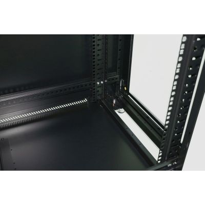 4. Extralink - 19" 27U 600x800 Black Flat-Pack Cabinet