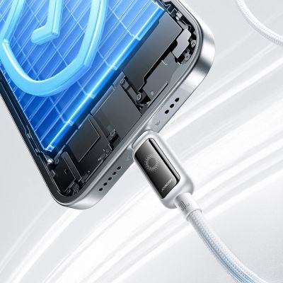 9. Joyroom S-A55 StarFlight 30W USB-C - Lightning cable 1.2m - white