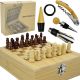 STAMINA CHESS AND WINE ACCESSORIES SET
