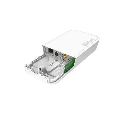 Mikrotik wAP LoRa8 kit router - 300 Mbps, LAN 10/100 Mbps, 9-30V power supply, ceiling mounting, white housing, internal and external antenna, Atheros QCA9531 650 MHz, 16 MB Flash